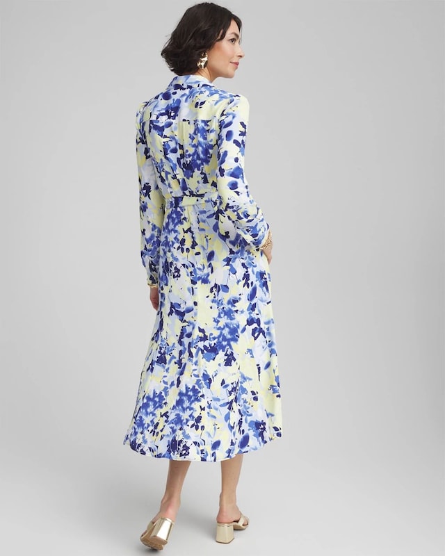 Floral Midi Shirtdress - image 3